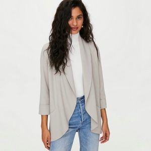 Aritzia Wilfred Chevalier Open Front Blazer Sz 10